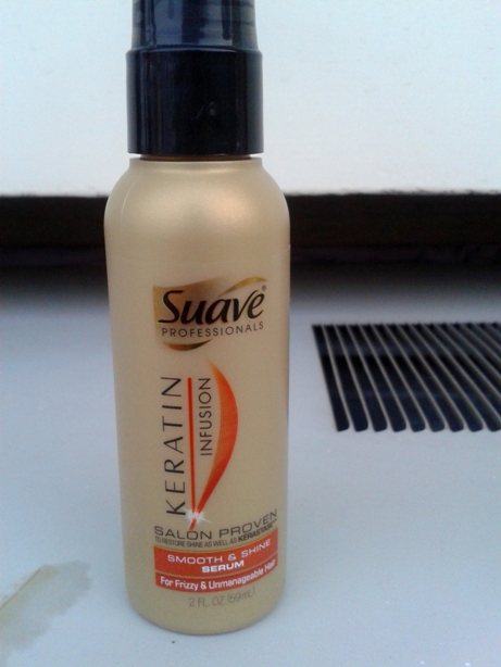 Suave+Professionals+Keratin+Infusion+Smooth+and+Shine+Serum+Review
