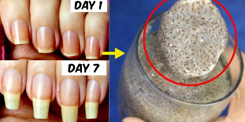 How to Grow Long Bright Nails