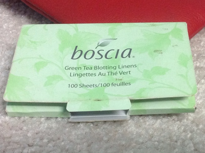 Boscia blotting green tea blotting linens