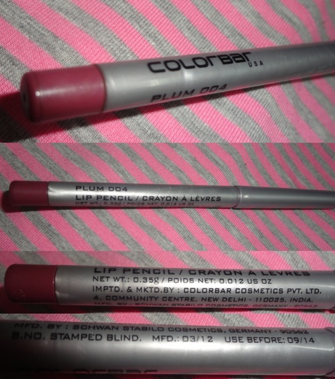 Colorbar Lip Pencil Plum 004