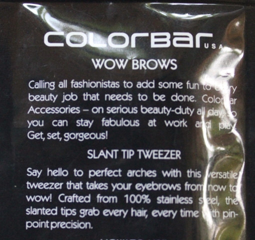 Colorbar Wow Brows Slant Tip Tweezer (6)