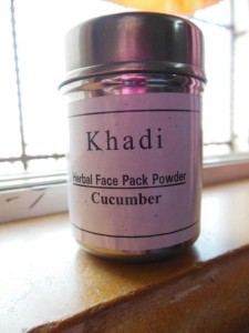 Khadi Herbal Face Pack Powder - Cucumber