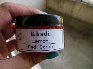 Khadi Lemon Pedi Scrub
