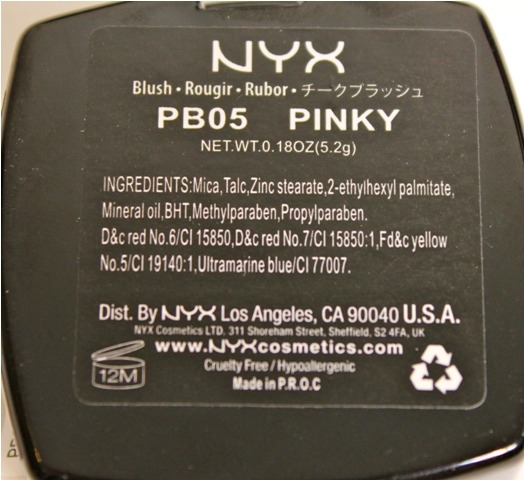 NYX Blush Pinky (2)