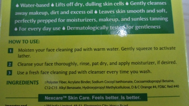 Nexcare Face Cleansing Pads for Normal to Dry Skin3