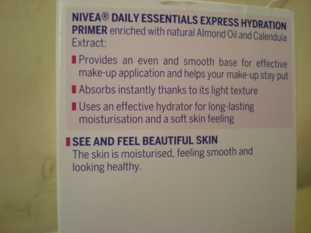 Nivea Daily Essentials Express Hydration Primer 3