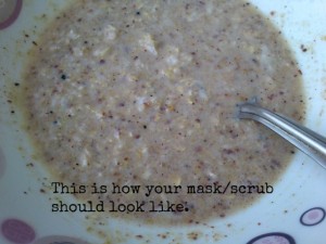 Oats and Peanuts Face and Body Scrub DIY (5)