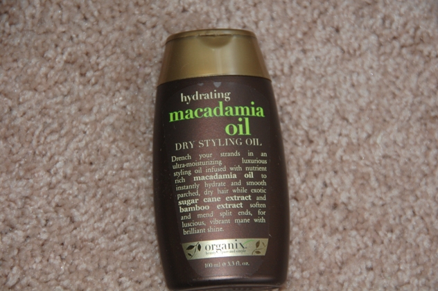 Organix Hydrating Macadamia Dry Styling Oil 4