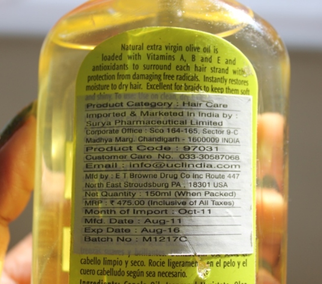 Palmer’s Olive Oil Formula Conditioning Spray Oil 2