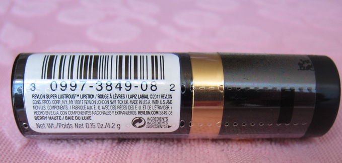 Revlon Super Lustrous Creme Lipstick Berry Haute 4