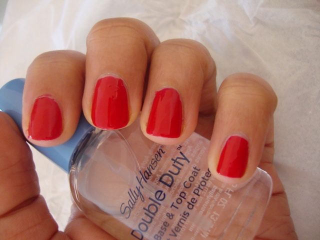 Sally Hansen Double Duty and Top Coat Review