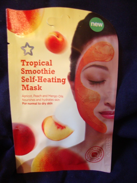 Superdrug Tropical Smoothie Self Heating Mask