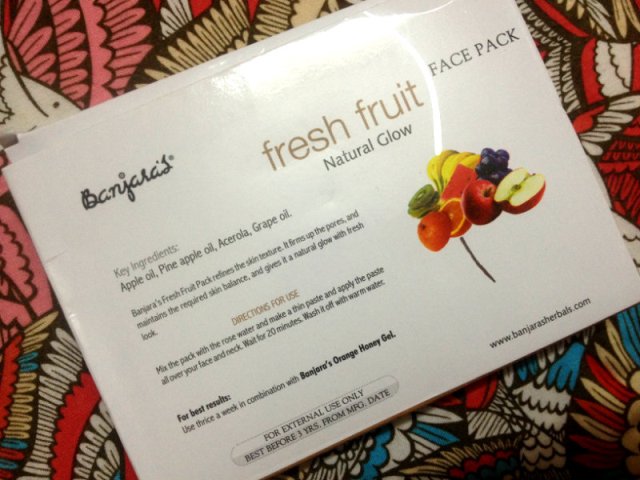 Banjara’s Fresh Fruit Face Pack 4