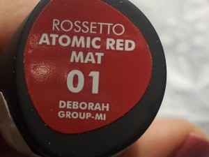 Deborah Rosetto Atomic Red Lipstick - Mat 01 (8)