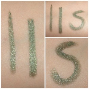 Lakme Absolute Drama Stylist Eyeshadow Crayon - Olive swatches