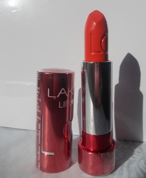 Lakme Lip Love Lipstick Tangerine Flame (3)