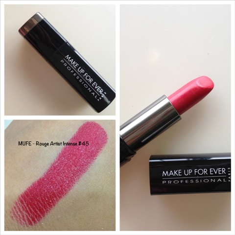 Make Up For Ever – Rouge Artist Intense #45 swatches