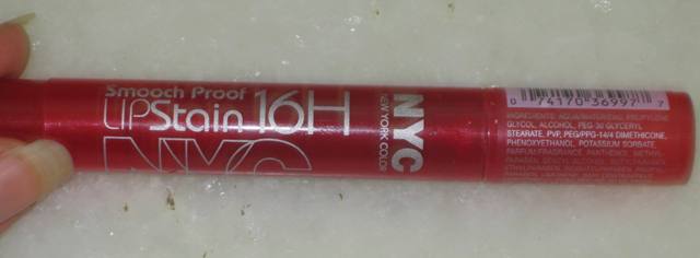 NYC+Smooch+Proof+16+HR+Lip+Stain+Rock+On+Ruby+Review