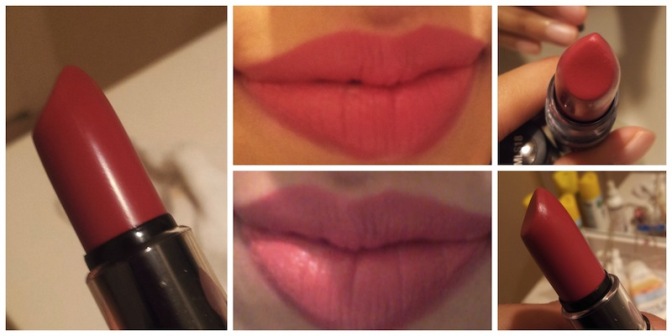 NYX matte lipstick merlot 3