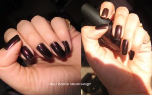 O.P.I Nail Lacquer Midnight in Moscow4