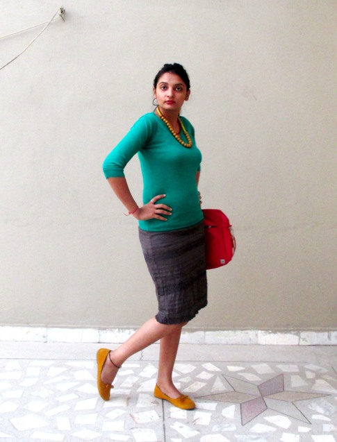 Outfit of the Day  Colourful Work Look 4