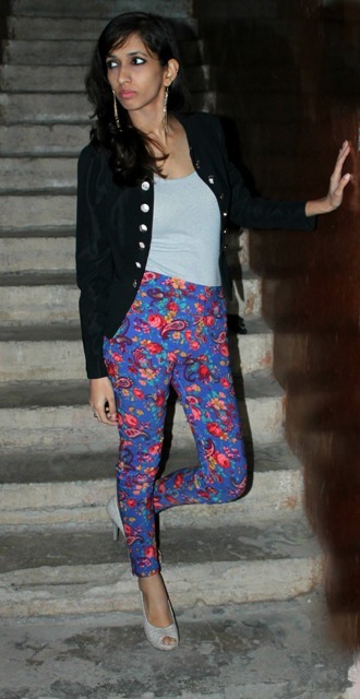 Outfit of the Day - Paisley Print Jeggings (2)