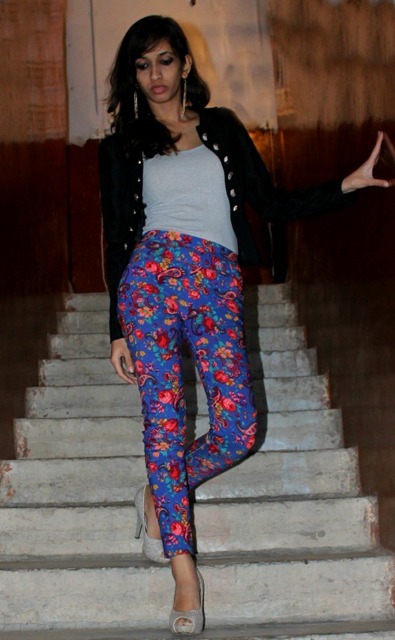 Outfit of the Day - Paisley Print Jeggings (3)