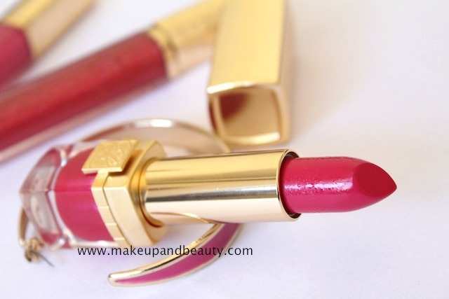 Estee Lauder raspberry lipstick