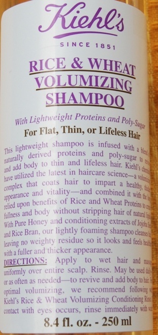 Kiehl's shampoo