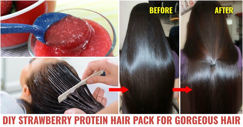 Strawberry Protein Hair Mask