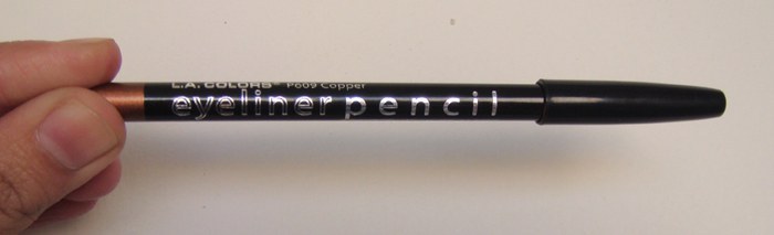 LA Colors Eyeliner Pencil Copper Review, swatch