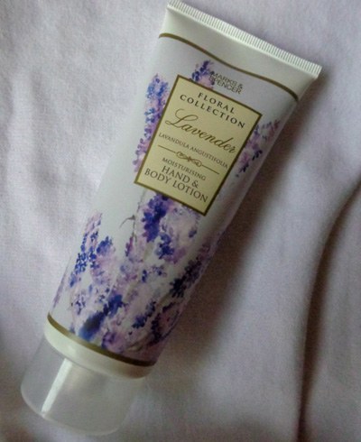 MARKS AND SPENCER LAVENDER MOISTURISING HAND AND BODY LOTION