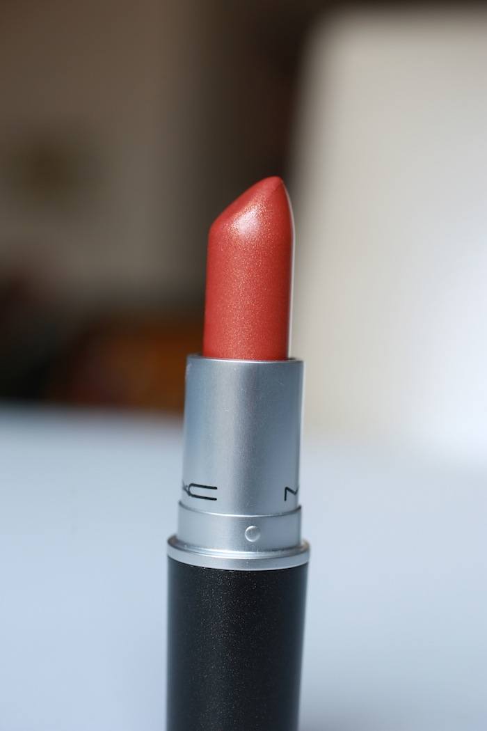 MAC Meltdown Lipstick review, swatch, fotd