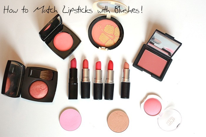 How to Match Lipstick with Blushes