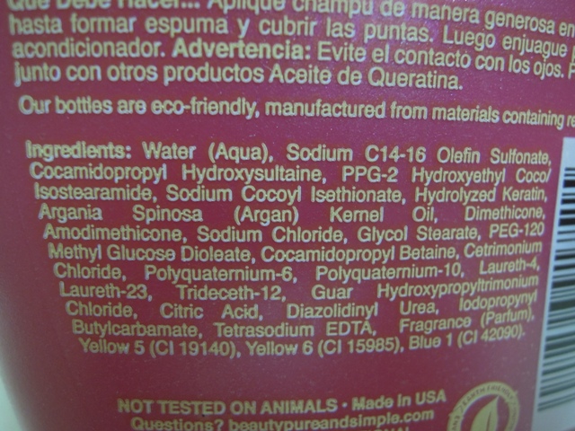 Zoom ind Jordbær smække Organix Anti-Breakage Keratin Oil Shampoo Review