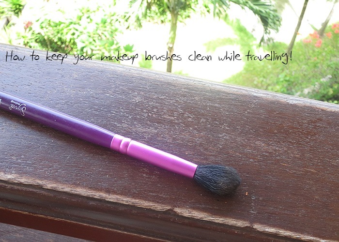 How to keep makeup brushes clean while travelling