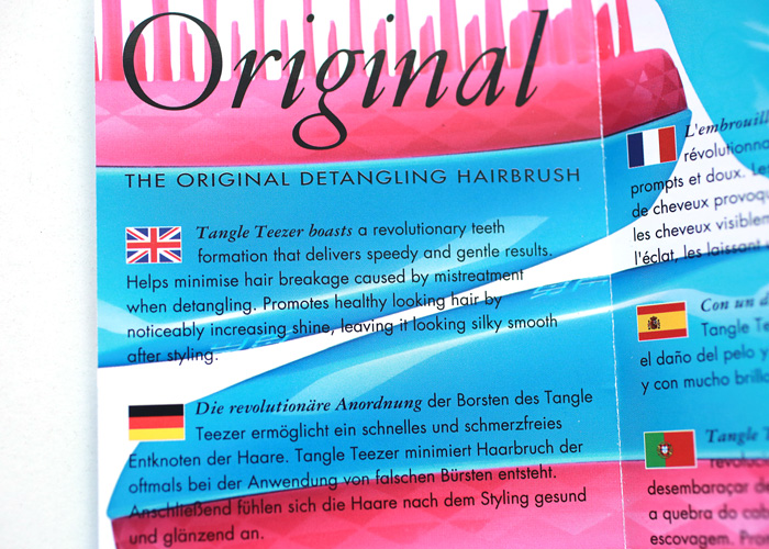original tangle teezer hair brush review