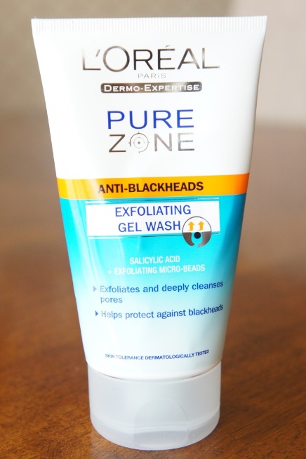 L'Oreal Pure Zone Anti-Blackheads Exfoliating Gel Wash
