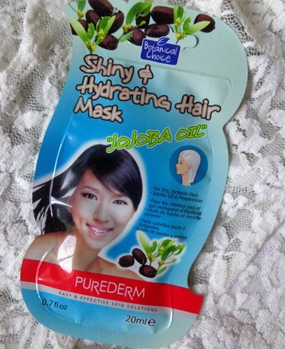 Purederm Shiny Hydrating Hair Mask-Jojoba Oil