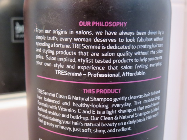 Tresemme Gentle Cleansing Shampoo
