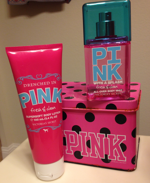 Victoria's Secret Pink body lotion and mist