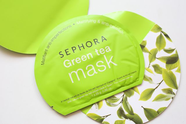 Sephora Green tea Sheet Mask review