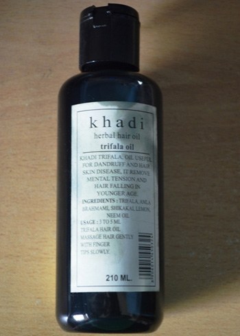 Khadi Trifala Hair Oil Review