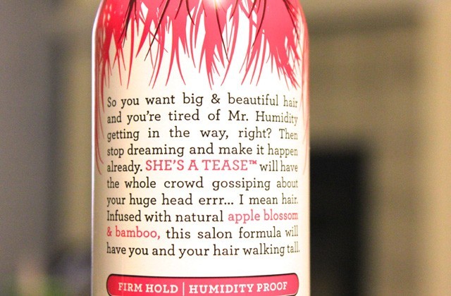 Not Your Mother’s ‘She’s a Tease’ Volumizing Hair spray