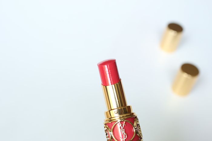 ysl rouge volupte lipstick rose asarine review