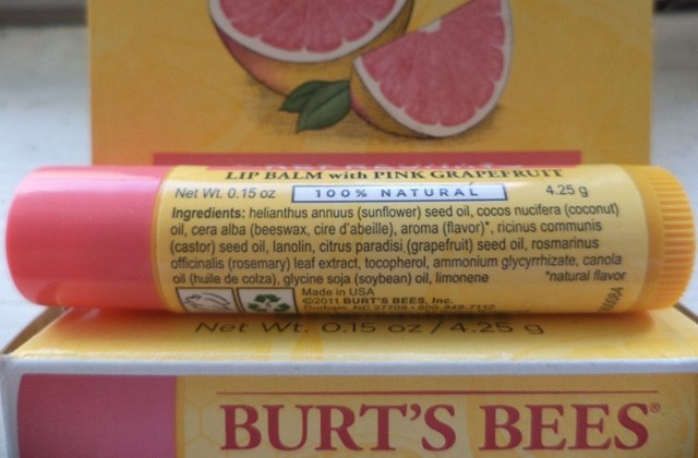 Burt’s Bees Refreshing Lip Balm withPink Grapefruit