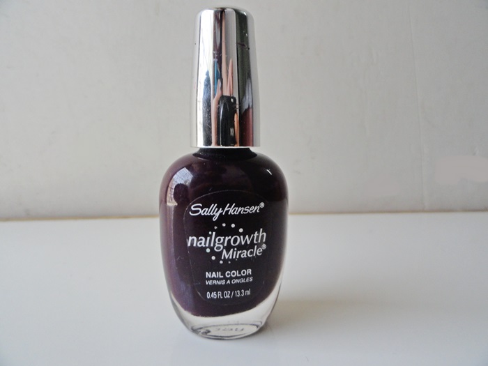 Sally Hansen Miracle Growth Nail Lacquer – Plum Parfait Review
