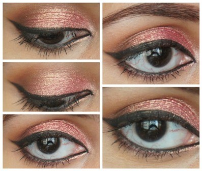 mac rose pigment makeup swatch (2)