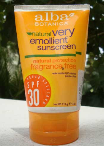 Alba Botanica Very Emollient Sunscreen-Fragrance Free BroadSpectrum SPF 30