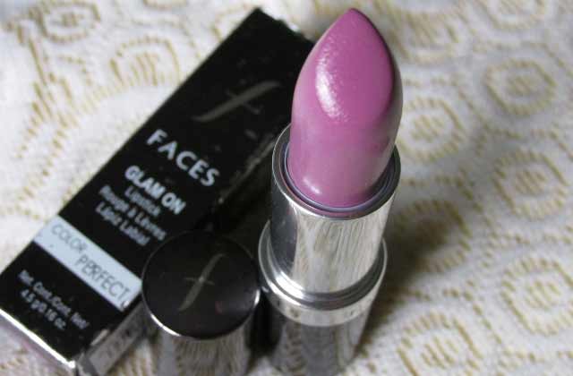 Faces Glam on Color PerfectLipstick in Berry Tempt